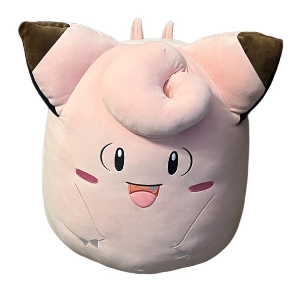 NWOT Pokémon Squishmallow Clefairy 20 Inch Plush - Picture 3 of 6